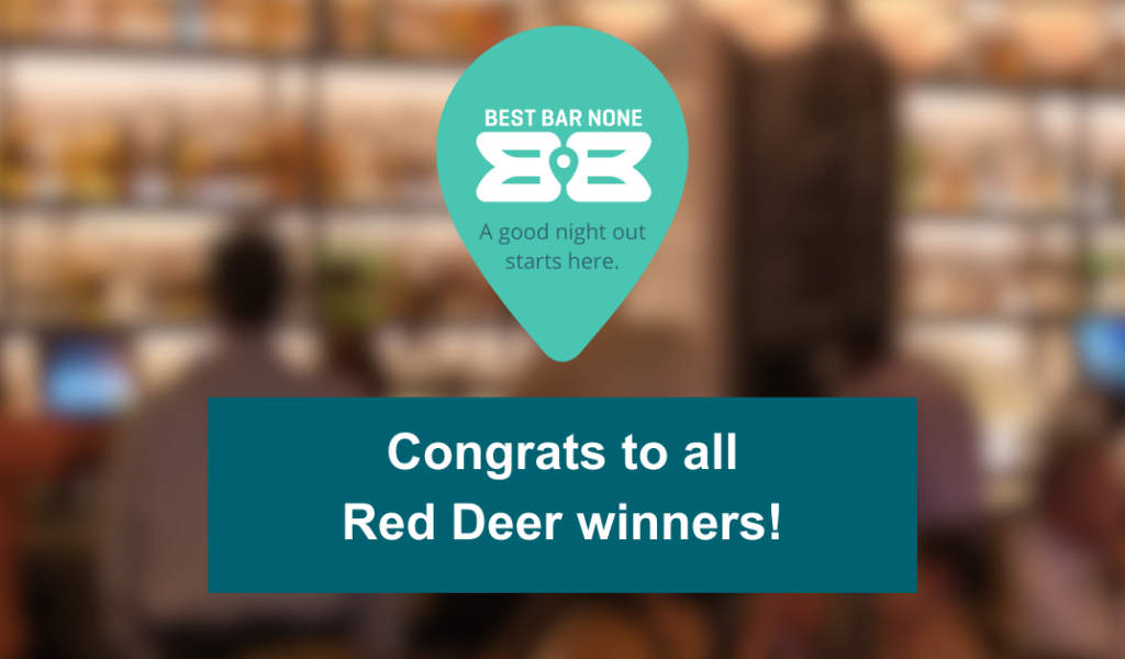 Congrats to all Best Bar None Red Deer Winners 2024