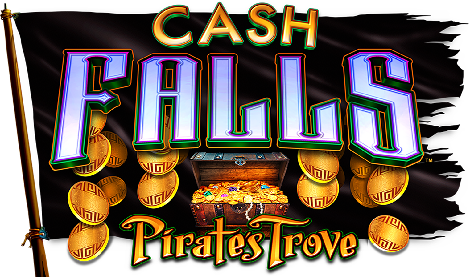 Cash Falls Pirates Trove logo