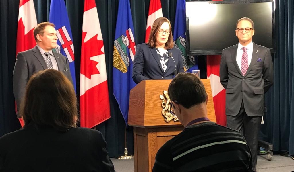 Minister Ganley and Minister Ceci are joined by Alain Maisonneuve, president and CEO, Alberta Gaming, Liquor & Cannabis (AGLC) to discuss cannabis legalization and amendments to the Gaming and Liquor Act.