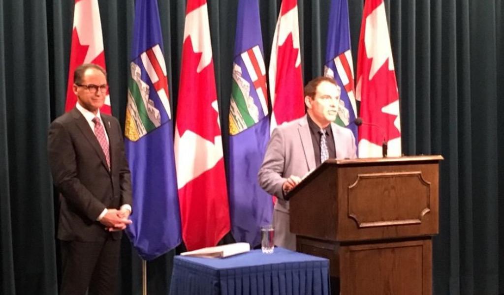 Minister Ceci, Minister of Treasury Board and Finance is joined by Alain Maisonneuve, president and CEO, Alberta Gaming, Liquor & Cannabis (AGLC) to discuss cannabis legalization readiness. 